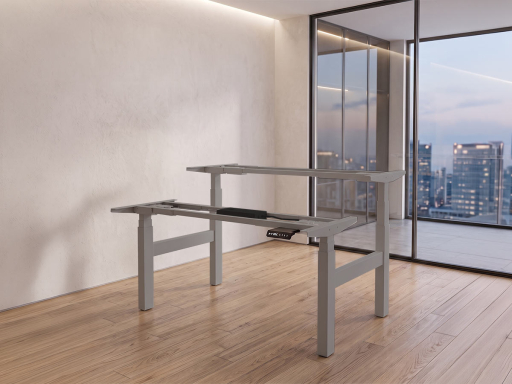 Piétement pour bench assis debout électrique LEVEL-UP DUO
