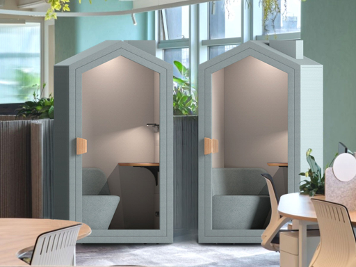 Cabine individuelle acoustique sur roulettes SWEET SOLO