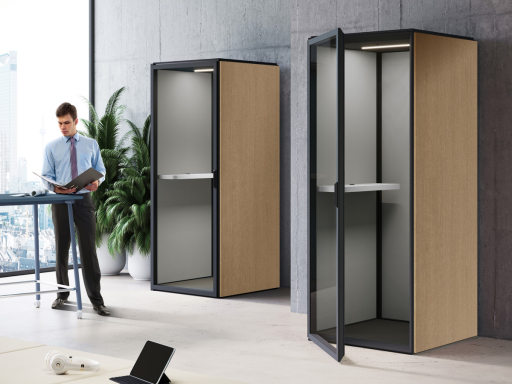 Cabine acoustique READY pour espace professionnel, fabrication italienne