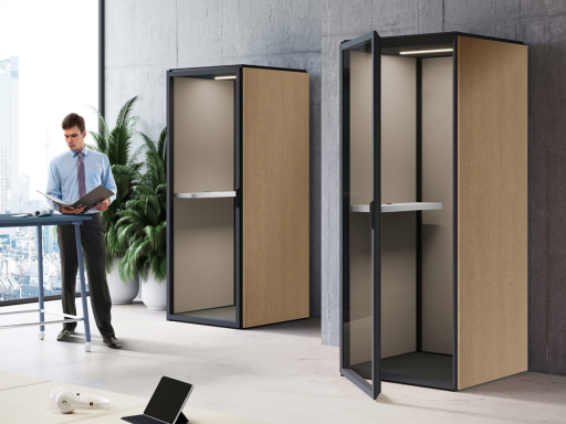 Cabine acoustique READY pour espace professionnel, fabrication italienne
