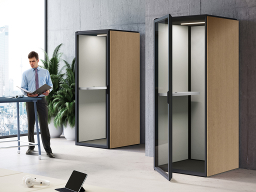 Cabine acoustique READY pour espace professionnel, fabrication italienne