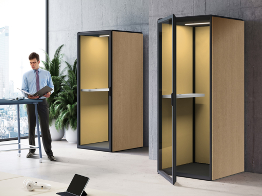 Cabine acoustique READY pour espace professionnel, fabrication italienne