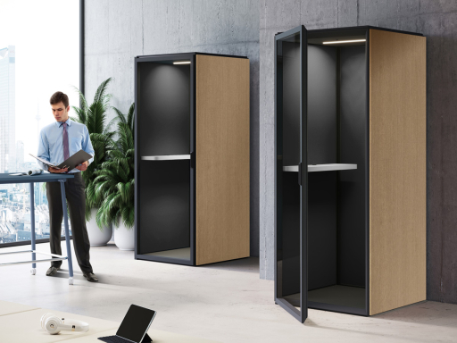 Cabine acoustique READY pour espace professionnel, fabrication italienne