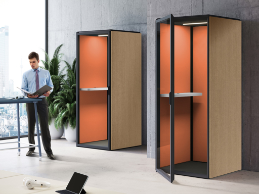 Cabine acoustique READY pour espace professionnel, fabrication italienne