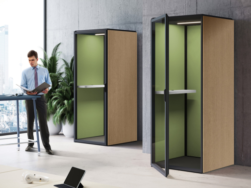 Cabine acoustique READY pour espace professionnel, fabrication italienne