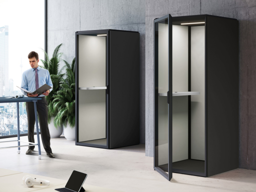 Cabine acoustique READY pour espace professionnel, fabrication italienne