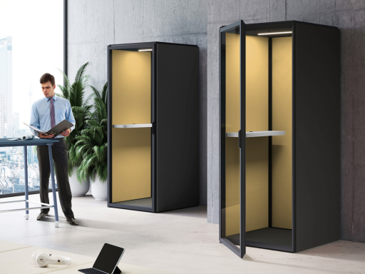 Cabine acoustique READY pour espace professionnel, fabrication italienne