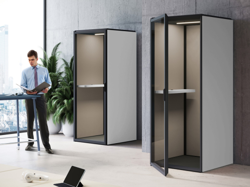 Cabine acoustique READY pour espace professionnel, fabrication italienne