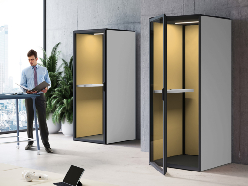 Cabine acoustique READY pour espace professionnel, fabrication italienne