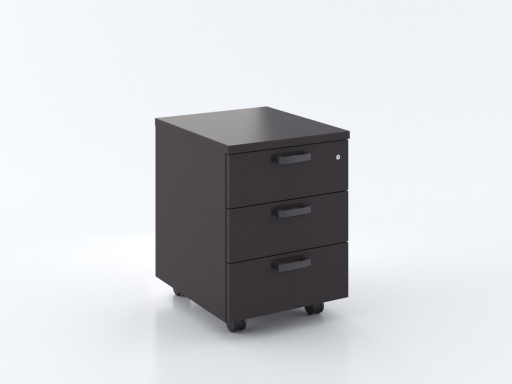 Caisson mobile 3 tiroirs bicolore