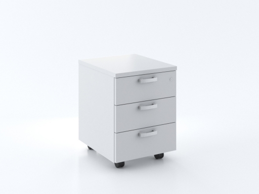 Caisson mobile 3 tiroirs bicolore