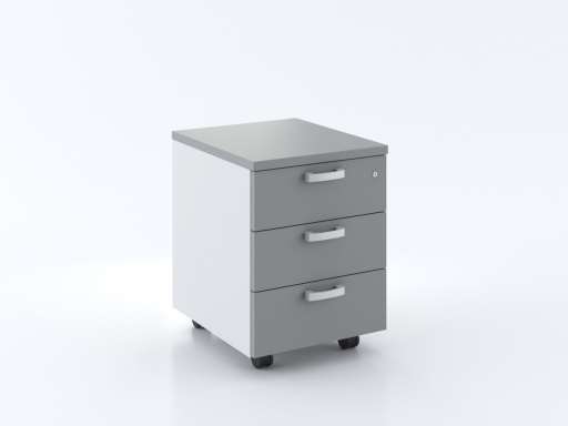 Caisson mobile 3 tiroirs bicolore