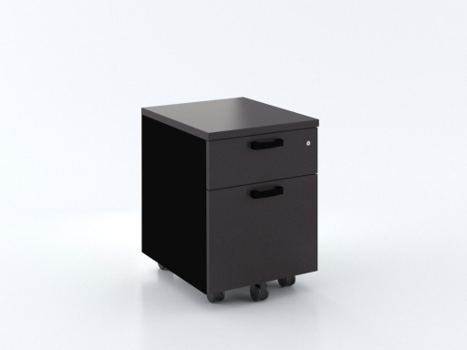 Caisson mobile 2 tiroirs bicolore