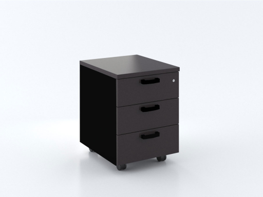 Caisson mobile 3 tiroirs bicolore