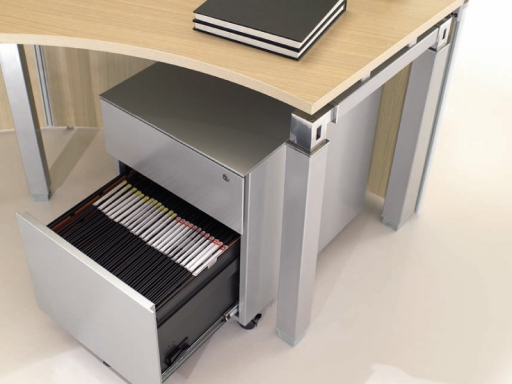 Caisson métallique mobile 2 tiroirs UNIBOX, fabriqué en Espagne