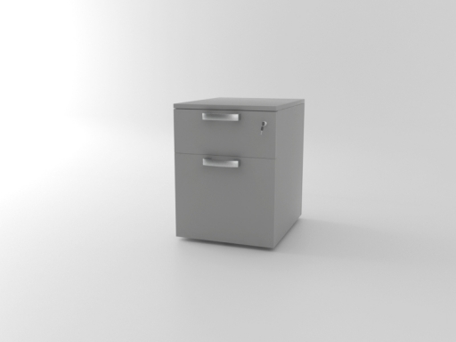 Caisson mobile 2 tiroirs uni pratique