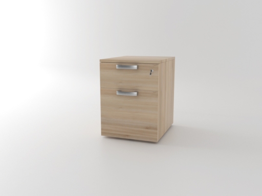 Caisson mobile 2 tiroirs uni pratique