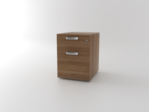 Caisson mobile 2 tiroirs uni pratique