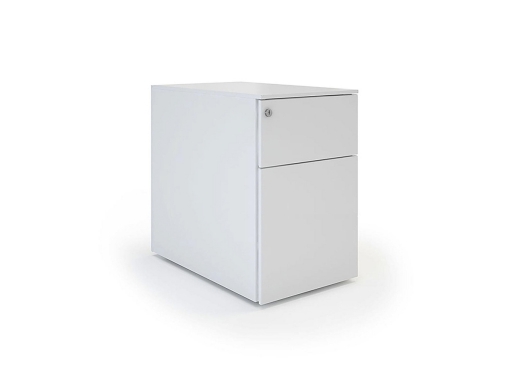 Caisson métallique slim 2 ou 3 tiroirs VENTO, caisson métallique fabricant italien