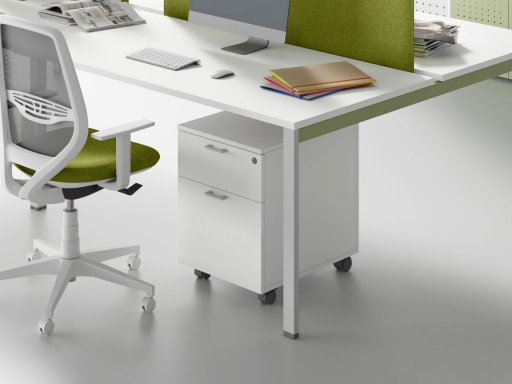 Caisson mobile 2 tiroirs contemporain