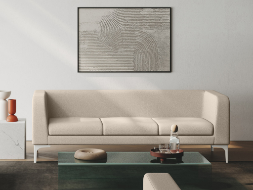 Sofa pour 3 personnes design, fabriqué en Italie