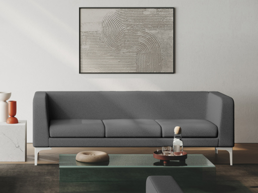 Sofa pour 3 personnes design, fabriqué en Italie