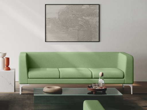 Sofa pour 3 personnes design, fabriqué en Italie