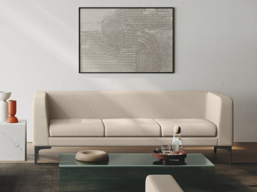 Sofa pour 3 personnes design, fabriqué en Italie
