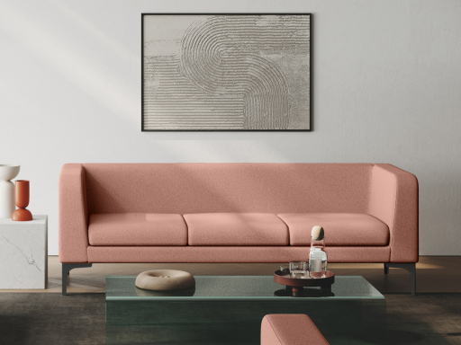 Sofa pour 3 personnes design, fabriqué en Italie