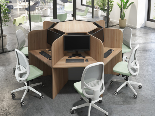 Call center en marguerite KAL 7 postes, pas cher