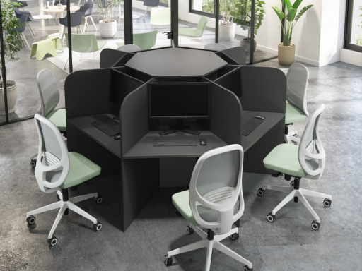 Call center en marguerite KAL 7 postes, pas cher