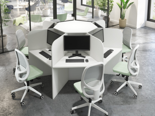 Call center en marguerite KAL 7 postes, pas cher