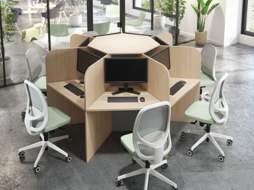 Call center en marguerite KAL 7 postes, pas cher