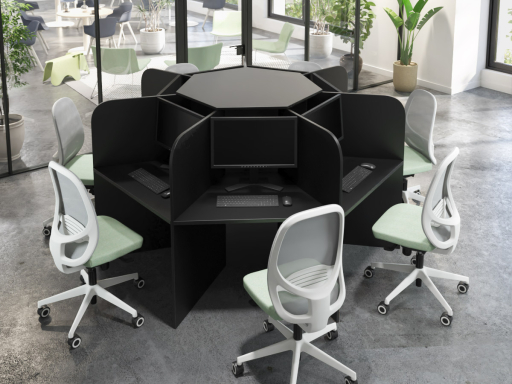 Call center en marguerite KAL 7 postes, pas cher