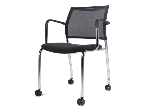 Chaise d'accueil pas chère avec roulettes