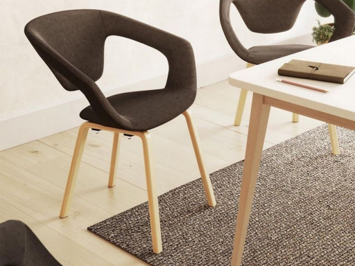 Lot de 4 chaises Design Nut – Mobel Linea. Sièges de réunion Mobel