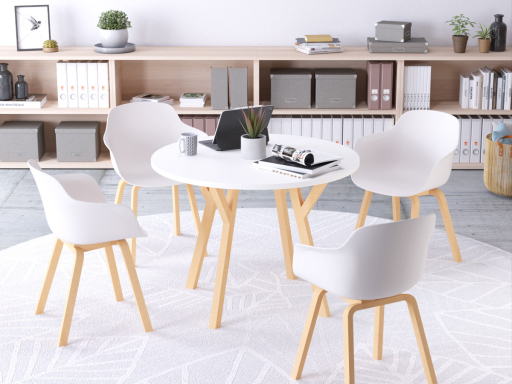 Lot de 2 chaises style scandinave XILO, fabriqué en Espagne