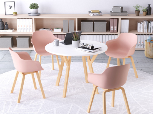 Lot de 2 chaises style scandinave XILO, fabriqué en Espagne