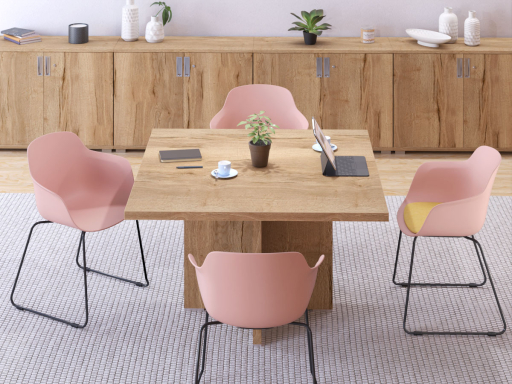 Lot de 2 chaises polyvalentes sur structure métallique traineau XILO, fabriqué en Espagne