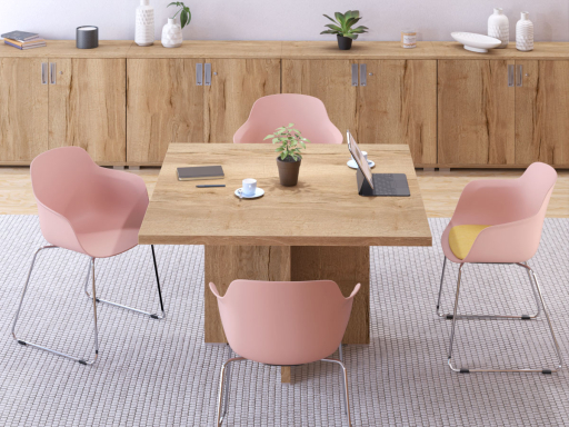 Lot de 2 chaises polyvalentes sur structure métallique traineau XILO, fabriqué en Espagne