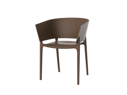 Lot de 4 chaises d'extérieur design