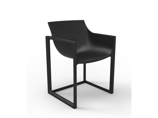 Lot de 2 chaises polyvalentes indoor/outdoor CURVE, fabrication espagnole
