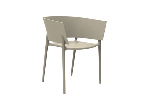 Lot de 4 chaises d'extérieur design