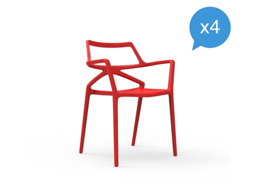 Lot de chaises intérieur / extérieur design