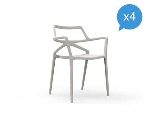 Lot de chaises intérieur / extérieur design
