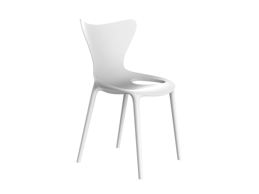 Lot de 4 chaises polyvalentes design CIEGO, fabriqué en Espagne