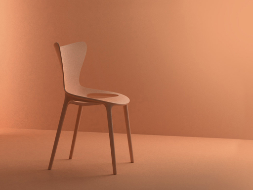 Lot de 4 chaises polyvalentes design CIEGO, fabriqué en Espagne