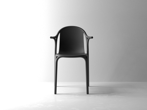 Lot de 4 chaises design intérieur/extérieur HARLEM, fabrication espagnole