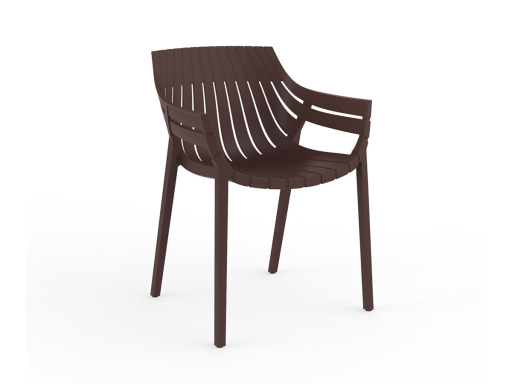 Lot de 4 fauteuils polyvalents design MONACO, fabriqué en Espagne