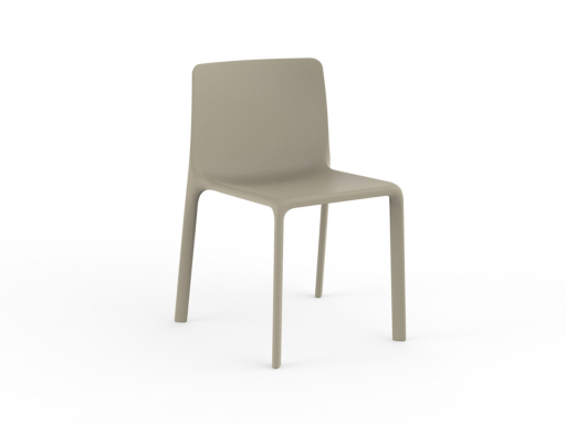 Lot de 4 chaises polyvalentes FANO, fabrication espagnole
